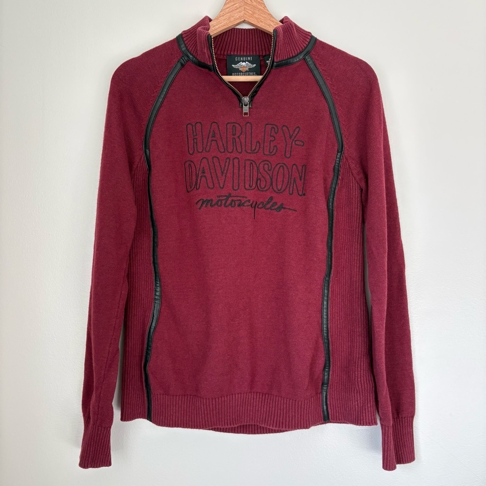 Harley-Davidson Burgundy Sweater